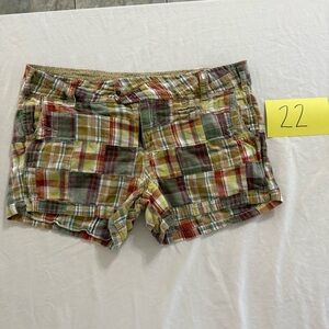 Colorful Plaid Women's Shorts